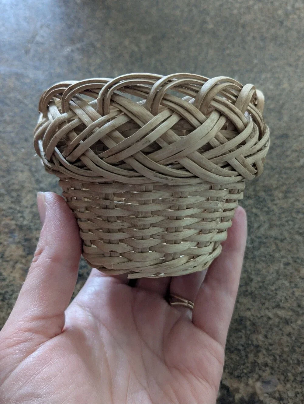 Small Basket - Light Tan